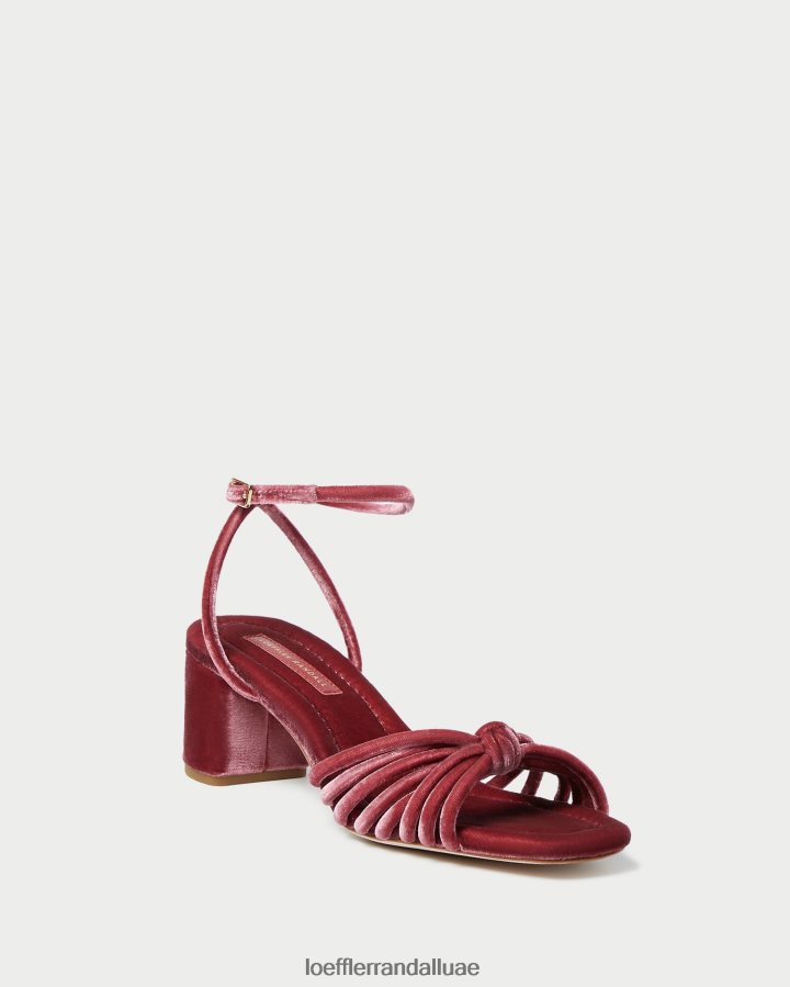 Loeffler Randall نحيف عقدة أوليفيا كعب متوسط أحذية وردة الشاي JB00F680